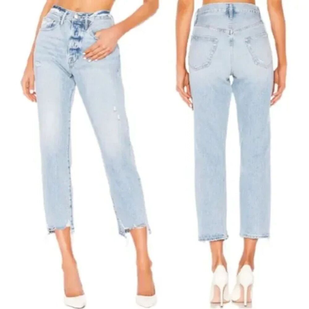 Frame Denim Le Original Distressed Jeans, Button Fly, Size 27 (4)